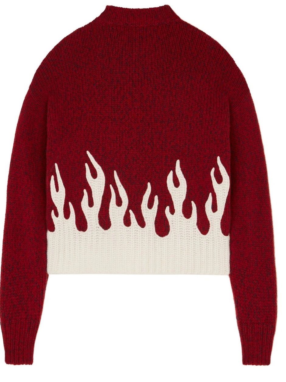 Cheap wool-cashmere Alanui jumper blend Women crew-neck 0823